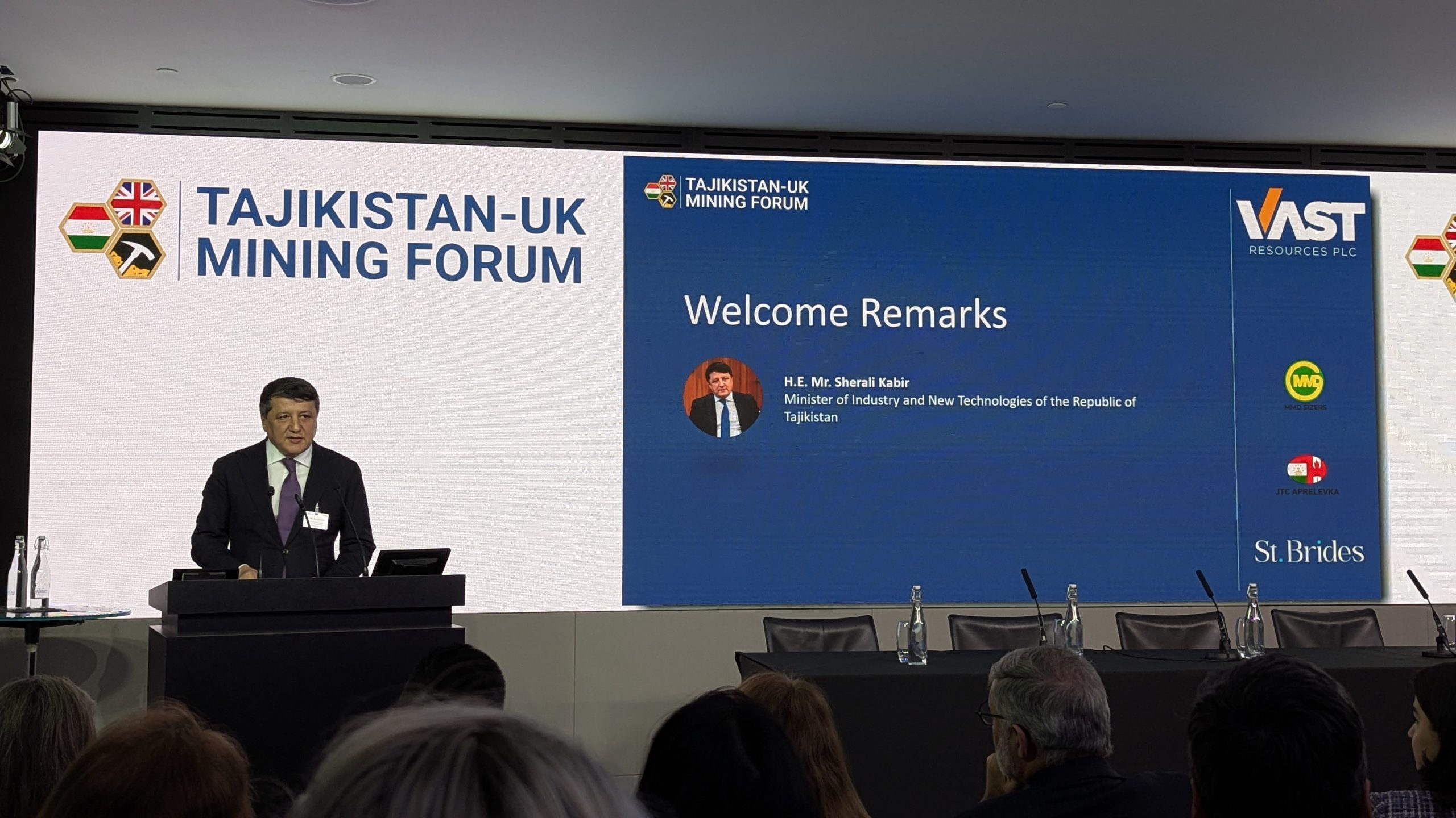 Tajikistan’s Minister Showcases Nation’s Mining Potential at London Stock Exchange Forum